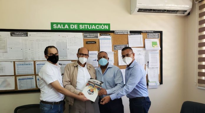 ABAPPLATA entrega protocolo de salud al director provincial de Salud Pública