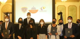 INAIPI firma acuerdo con LMD y FEDOMU en beneficio a la primera infancia