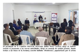 JURAMENTAN NUEVAS AUTORIDADES DEL GREMIO DE PROFESIONALES EN ADMINISTRACION