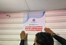 Cierran temporalmente establecimientos por violar medidas sanitarias