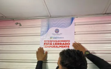 Cierran temporalmente establecimientos por violar medidas sanitarias