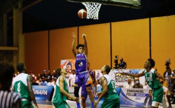 Calero se impone a Pueblo Nuevo inicio serie final basket superior de Santo Domingo Este