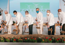 Presidente da primer palazo de segunda etapa del Parque Eólico Los Guzmancito, Puerto Plata