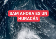 Sam se convierte en huracán categoría 1