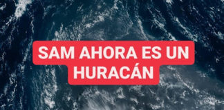 Sam se convierte en huracán categoría 1