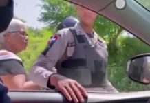 Policía detiene hijo Altagracia Salazar y su vehículo