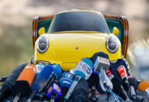 ¿Quién conducía el Porsche amarillo? La gente espera que la Digesett informe