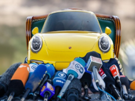 ¿Quién conducía el Porsche amarillo? La gente espera que la Digesett informe