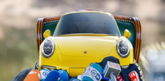 ¿Quién conducía el Porsche amarillo? La gente espera que la Digesett informe