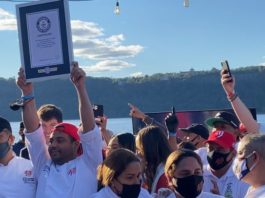 Chefs dominicanos establecen récord Guinness en NY con el “mangú” de mil libras