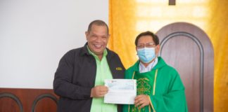 ASDN aporta RD$500 mil para remodelación de iglesia en Guaricanos