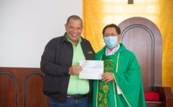 ASDN aporta RD$500 mil para remodelación de iglesia en Guaricanos
