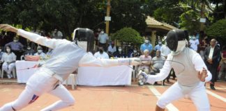 Esgrima lleva exhibición a Cabrera