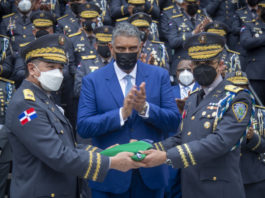 Mayor general Eduardo Alberto Then toma posesión como nuevo director de la Policía Nacional
