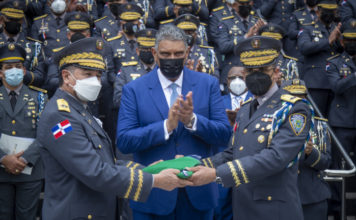 Mayor general Eduardo Alberto Then toma posesión como nuevo director de la Policía Nacional