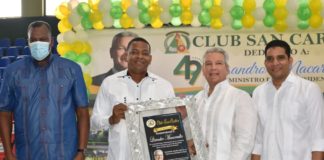 Ministro Macarrulla destaca aportes del Club San Carlos a la comunidad