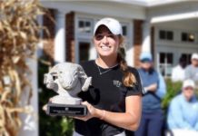 Golfista dominicana Rachel Kuehn gana evento universitario en Carolina del Norte