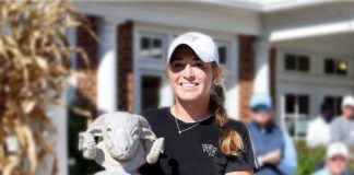 Golfista dominicana Rachel Kuehn gana evento universitario en Carolina del Norte