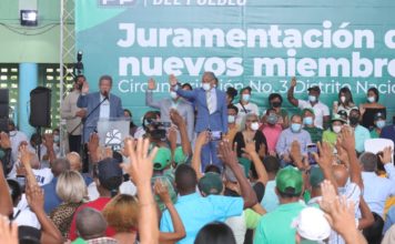Se juramentan en la FP 35 ex-presidentes de Comités Intermedios del PLD y decenas de ex-dirigentes de otros partidos