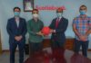 Scotiabank RD realiza donación de balones rojos para practicar fútbol