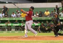 Con cuadrangular de Juan Francisco, Gigantes quedan solos en primer lugar