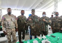 Presidente Abinader almuerza con militares de puestos en la Frontera