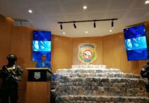 DNCD ocupa alijo de 1.2 toneladas presumiblemente cocaína en Puerto Caucedo