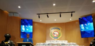 DNCD ocupa alijo de 1.2 toneladas presumiblemente cocaína en Puerto Caucedo