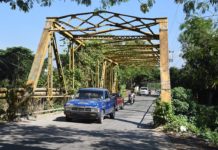 Obras Públicas cierra tránsito de vehículos pesados por el puente Sabaneta sobre río Camú en La Vega