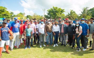 ASDN remoza play de béisbol El Mamey, Villa Carmela