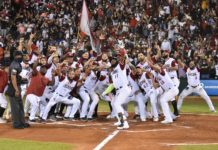 Gigantes empatan la Serie Final con jonrón de Ozuna