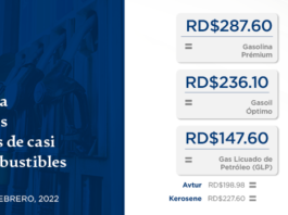 Combustibles se mantienen sin variación esta semana informa el MICM