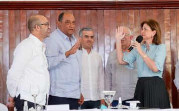 Raquel Peña juramenta a Luis Bonilla presidente del “Plan de Desarrollo de la provincia San Juan de la Maguana”