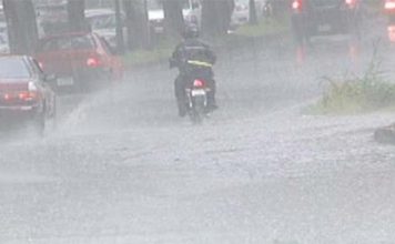 Vaguada continuará provocando fuertes aguaceros en varias localidades del país