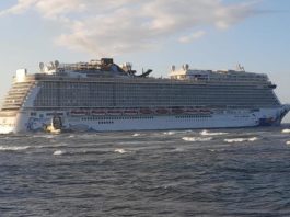 Crucero Norwegian Scape sale de Puerto Plata tras varias horas encallado