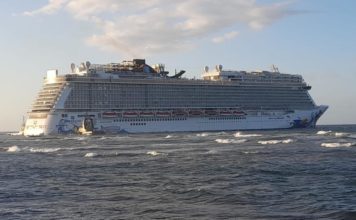Crucero Norwegian Scape sale de Puerto Plata tras varias horas encallado