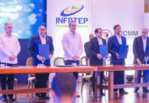 Presidente califica de proyecto educativo revolucionario acuerdo INFOTEP, PUCMM y Domínico Americano