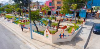 ASDN entrega totalmente remozado parque Brisas de los Palmares en Sabana Perdida