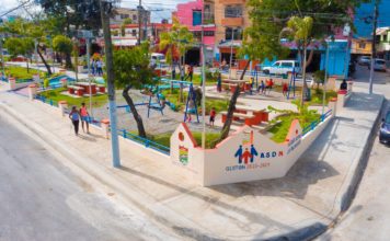ASDN entrega totalmente remozado parque Brisas de los Palmares en Sabana Perdida