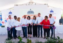 Primera dama inaugura obras prometidas por el presidente en Las Matas de Farfán