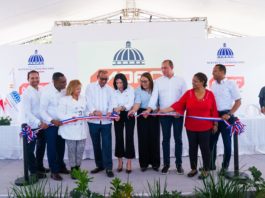 Primera dama inaugura obras prometidas por el presidente en Las Matas de Farfán