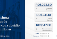 Combustibles mantienen sus precios una semana más