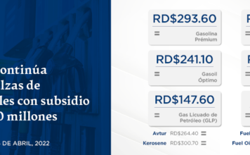 Combustibles mantienen sus precios una semana más