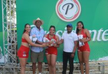 Matos, Santos y Ureña, campeonas del voleibol playero Cabarete 2022