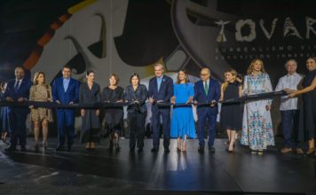 Presidente inaugura exposición de Arte Inmersivo