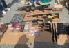 Decomisan fusiles, pistolas y municiones de varios calibres Santo Domingo Este
