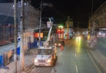 ASDN inicia alumbrado de toda la avenida Hermanas Mirabal para fortalecer seguridad ciudadana