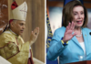 Arzobispo prohíbe a Nancy Pelosi recibir la Comunión por su apoyo público al aborto