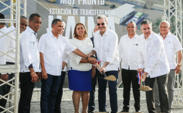 Presidente Abinader inaugura estación de pesaje del Vertedero de Haina