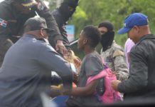 ASDN y MIGRACIÓN detienen 166 haitianos ilegales arrabalizaban la vía pública